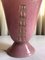 Pink Murano Glass Granito Table Lamp from Ferro Toso Barovier, 1930s 3