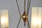 Lámpara de techo de 3 brazos, años 50, Imagen 7