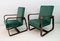 Geschwungene Holz Sessel von Giuseppe Pagano & Gino Maggioni, Italien, 1940er, 2er Set 5