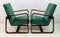 Curved Wood Lounge Chairs by Giuseppe Pagano & Gino Maggioni, Italy, 1940s, Set of 2 6