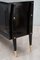 Credenza Mid-Century in ottone e legno nero, anni '50, Immagine 3