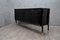 Mid-Century Brass and Black Wood Sideboard, 1950s 1