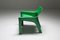 Vintage Green Vicario Armchair by Vico Magistretti for Artemide, 1970s 6