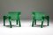Vintage Green Vicario Armchair by Vico Magistretti for Artemide, 1970s 3