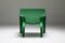Vintage Green Vicario Armchair by Vico Magistretti for Artemide, 1970s 8