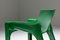 Vintage Green Vicario Armchair by Vico Magistretti for Artemide, 1970s 11