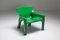 Vintage Green Vicario Armchair by Vico Magistretti for Artemide, 1970s, Image 1