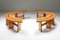Mid-Century Curved Benches in French Elm from Pierre Chapo, Set of 4, Image 8