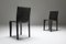 Chaises de Salon Pasqualina CAB Vintage en Cuir Noir par Enrico Pellizzoni pour Grassi & Bianchi, 1970s, Set de 6 4