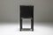 Vintage Black Leather Pasqualina CAB Dining Chairs by Enrico Pellizzoni for Grassi & Bianchi, 1970s, Set of 6, Image 6