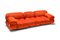 Vintage Camaleonda Sectional Sofa in Bright Orange by Mario Bellini for B&B Italia / C&B Italia, 1970s 1