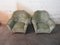 Vintage Italian Green Velvet Lounge Chairs by Ico Luisa Parisi, 1950s, Set of 2 1