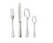 Flatware America Silver-Plated Pieces from Christofle, 1950s, Set of 110 1