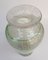 Vintage Foam Glass Vase with Green Thread Decor by Johann Lötz Witwe for Spiegelau 3