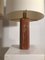 Lampade da tavolo in marmo rosso di Jules Wabbes, anni '60, set di 2, Immagine 2