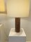Lampade da tavolo in marmo rosso di Jules Wabbes, anni '60, set di 2, Immagine 5