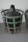 Large Vintage Demi John with Green Metal Vintners Basket, Image 3