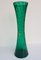 Deep Green Vase with Serrated Edge by Alfred Taube for Füge & Taube, 1960s, Image 1