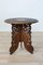 Vintage Carved Ethnic Teak Coffee Table, Image 1