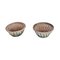 Mid-Century Pottery Baking Bowls, Set of 2 8