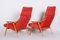 Mid-Century Czech Red Oak Armchairs, 1950s, Set of 2 6