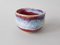 Handgefertigte Steingut Teeschale mit Ochsenblut und Chun Glasur von Marcello Dolcini 8