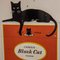 Señal de tienda de cigarrillos en forma de gato negro, años 70, Imagen 2