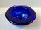 Vintage Blue Atoll Art Glass Bowl by Anna Ehrner for Kosta Boda, 1980s 3