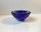 Vintage Blue Atoll Art Glass Bowl by Anna Ehrner for Kosta Boda, 1980s 2