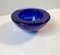 Vintage Blue Atoll Art Glass Bowl by Anna Ehrner for Kosta Boda, 1980s 4