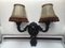 Antique Baroque Style Wooden Sconce, 1900s 1