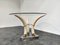 Vintage Faux Tusk Center Table, 1970s, Image 4