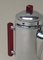 Vintage Art Deco Chrome-Plated, Red Catalin & Stainless Chrome Shaker 6