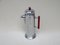 Vintage Art Deco Chrome-Plated, Red Catalin & Stainless Chrome Shaker 1