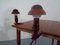Lámparas de mesa Art Déco de baquelita de Hergil, años 40. Juego de 2, Imagen 4