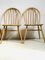 Vintage Light Elm and Beech Dining Chairs by Lucian Ercolani for Ercol, 1960s, Set of 4 9