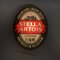 Beleuchtetes Stella Artois Bier Schild, 1990er 4
