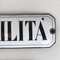 Glazed Contabilita Sign, Italy, 1940s 2