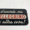Targa San Pellegrino Glass Advertising Sign, Italy, 1950s 4