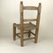 Children's Chair in Wood and Straw, England, 1900s 3
