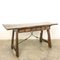 Antique Spanish Walnut Side Table, Image 1