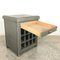 Vintage Industrial Printer Table Kitchen Island with Stone Top 3