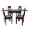 Antique Art Nouveau Oak Dining Table 3
