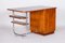 Bauhaus Czech Oak and Chrome Desk from Hynek Gottwald, 1930s 4
