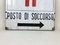 Italian Rectangular Enameled Metal Railway Emergency Care Sign, 1950s 4