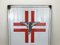 Italian Rectangular Enameled Metal Railway Emergency Care Sign, 1950s, Image 3