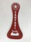 Italian Red Metal Campari Soda Advertising Bottle Opener, 1970s 1