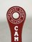 Italian Red Metal Campari Soda Advertising Bottle Opener, 1970s 4