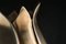 Italian Craftsmanship Ceramic Tulip Vase Alto with Brass Metal Finishing from VGnewtrend 4