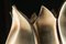 Italian Craftsmanship Ceramic Tulip Vase Alto with Brass Metal Finishing from VGnewtrend 2